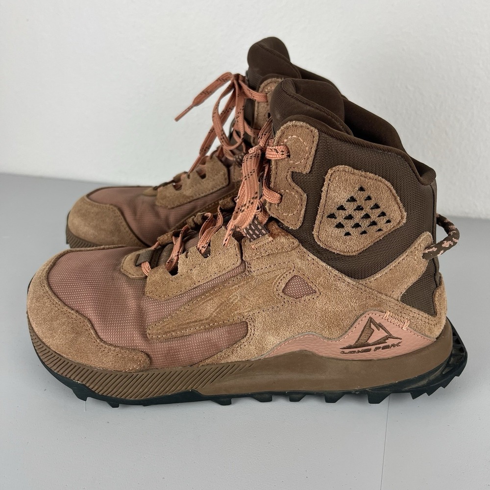 Altra Lone Peak Hiker 2 Women's Size 8.5 Trail Hiking Boots Shoes Brown